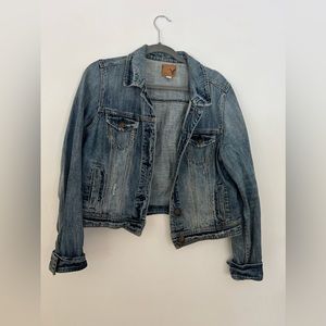 Distressed Denim American Eagle Jacket